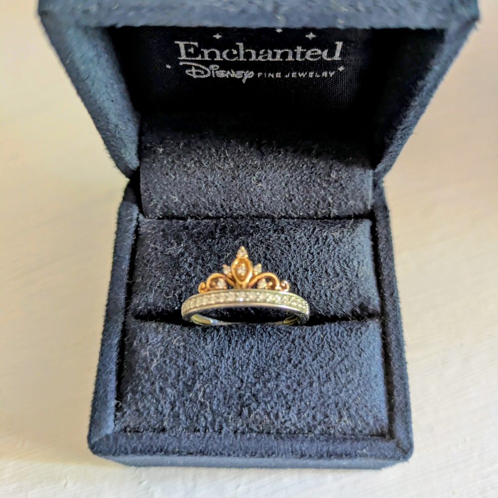 Gold and Silver Tiara Ring
